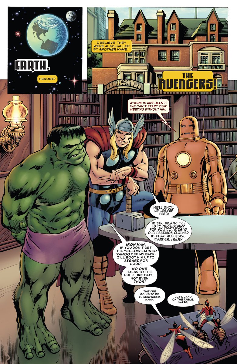 AdamThanosPod's tweet photo. A bit of side by side comparison, from #Avengers #2 and #InfinityEntity #1! #Marvel #StanLee #JackKirby #PaulReinman #StanGoldberg #ArtieSimek #JimStarlin #AlanDavis #MarkFarmer #JordanBoyd #JoeSabino #Hulk #Thor #IronMan #AntMan #Wasp https://t.co/6oaA4tHrUI