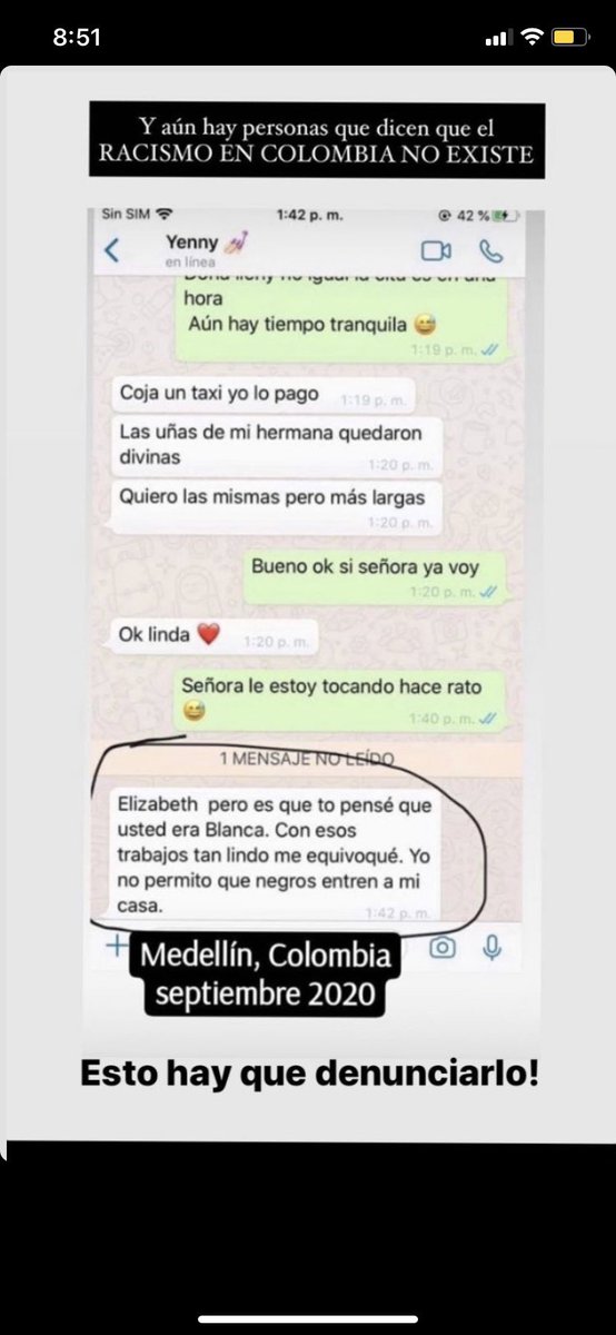 higuitarene's tweet photo. Por que lo he vivido en carne propia ...! Esto no puede seguir pasando ......😡😡😡🤬Vamos a seguirla y apoyarla en su emprendimiento 💎!!  #NoAlRacismo https://t.co/quibM68W4x