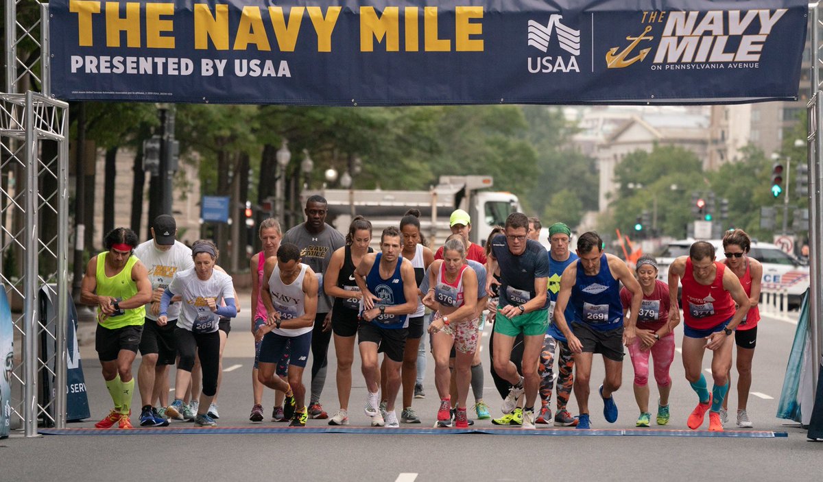 TheNavyMile's tweet photo. We may not be seeing the same starting line in 2020, but we still want to see you racing! Register today to race with us virtually this October! Learn more about our 1-mile &amp; 5k options for 2020. #VirtualRun2020 https://t.co/97P2qsXoQH https://t.co/RX9S9WRlYZ