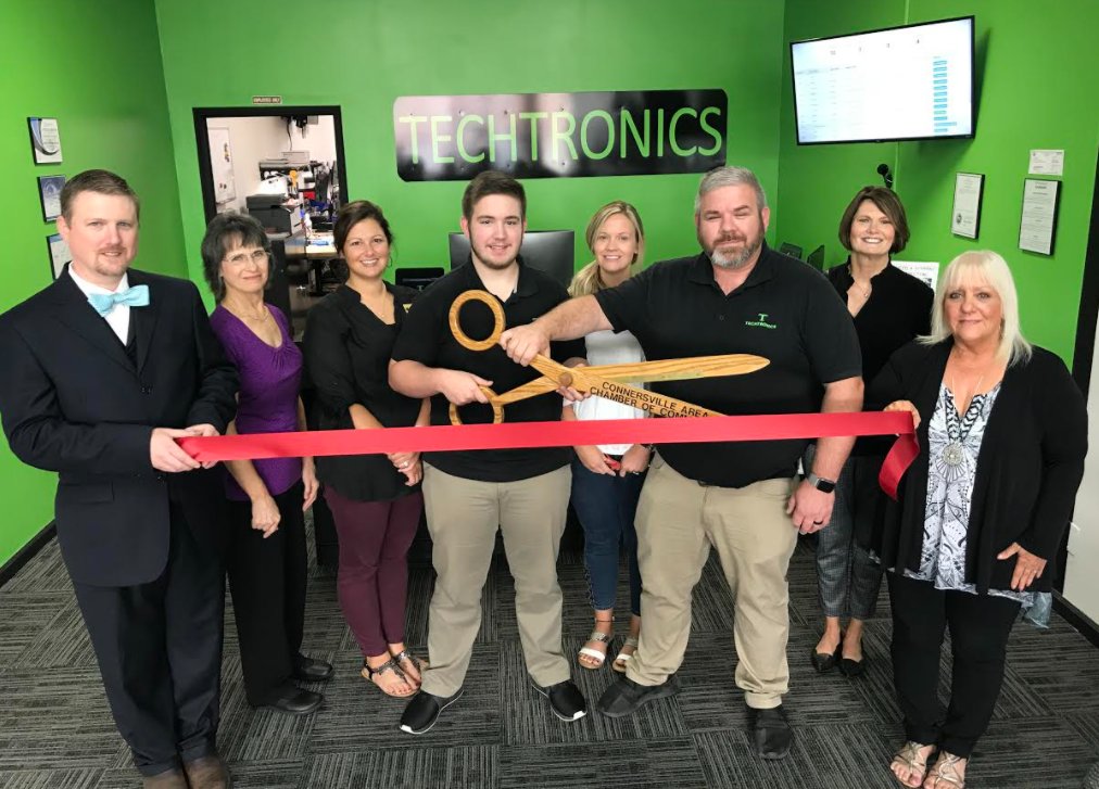 Fayette_Chamber's tweet image. Congratulations to Branden Granger, owner of Techtronics, on his business expansion and relocation.  The Fayette County Chamber Diplomats celebrated with a ribbon-cutting event. Read the full media release here: fayetteinchamber.com/news/details/n…