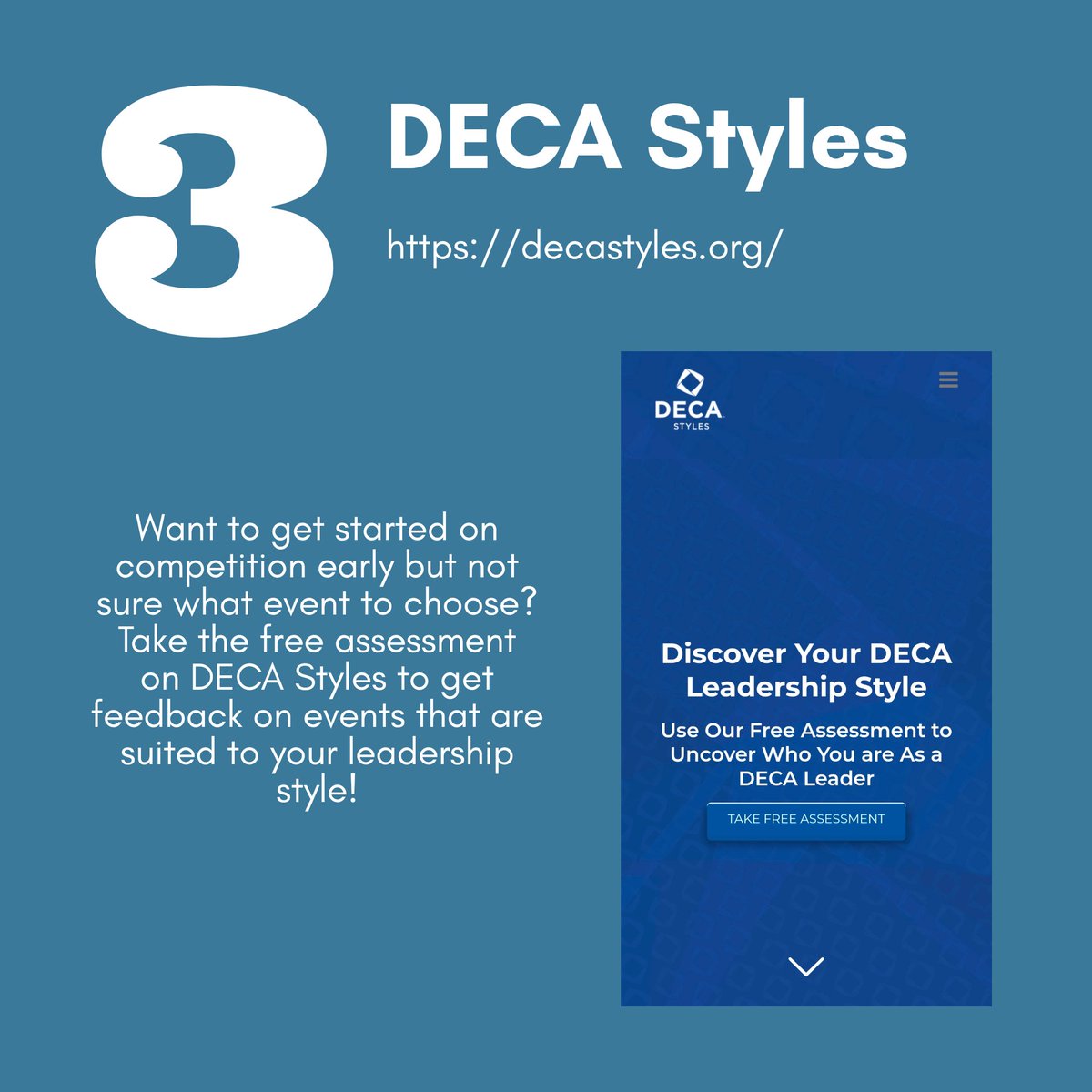 As we get closer to the start of competition season, it's time to start kicking the year into high gear! Check out some of these resources, and also don't forget about all the Texas DECA resources at texasdeca.org 🔷