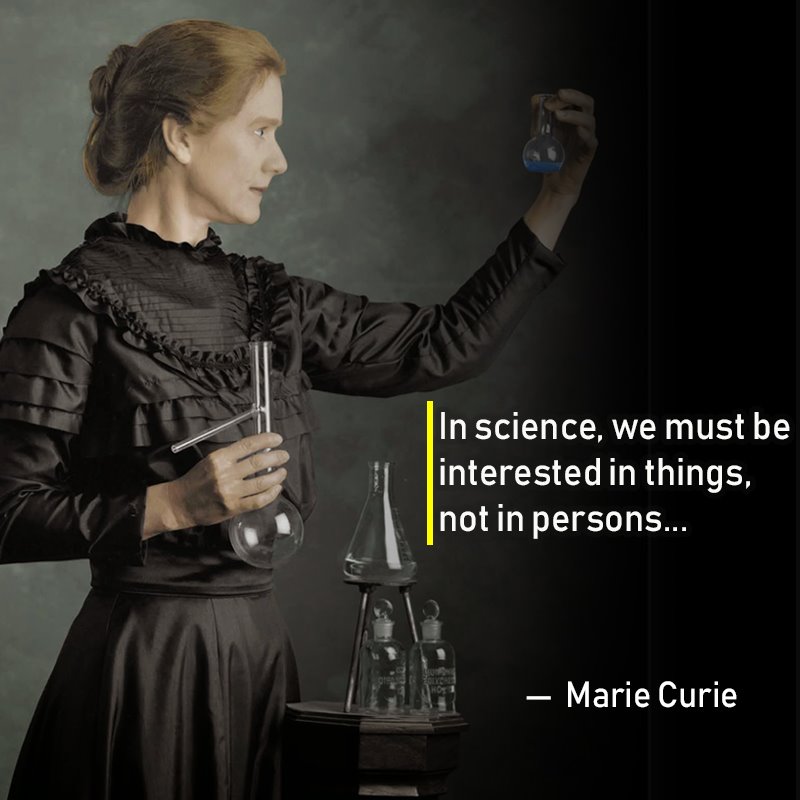 The first woman to be awarded a Nobel Prize, the first individual to be awarded two Nobel Prizes and still today the only individual with two Nobel Prizes in two different scientific categories: Marie Skłodowska Curie.