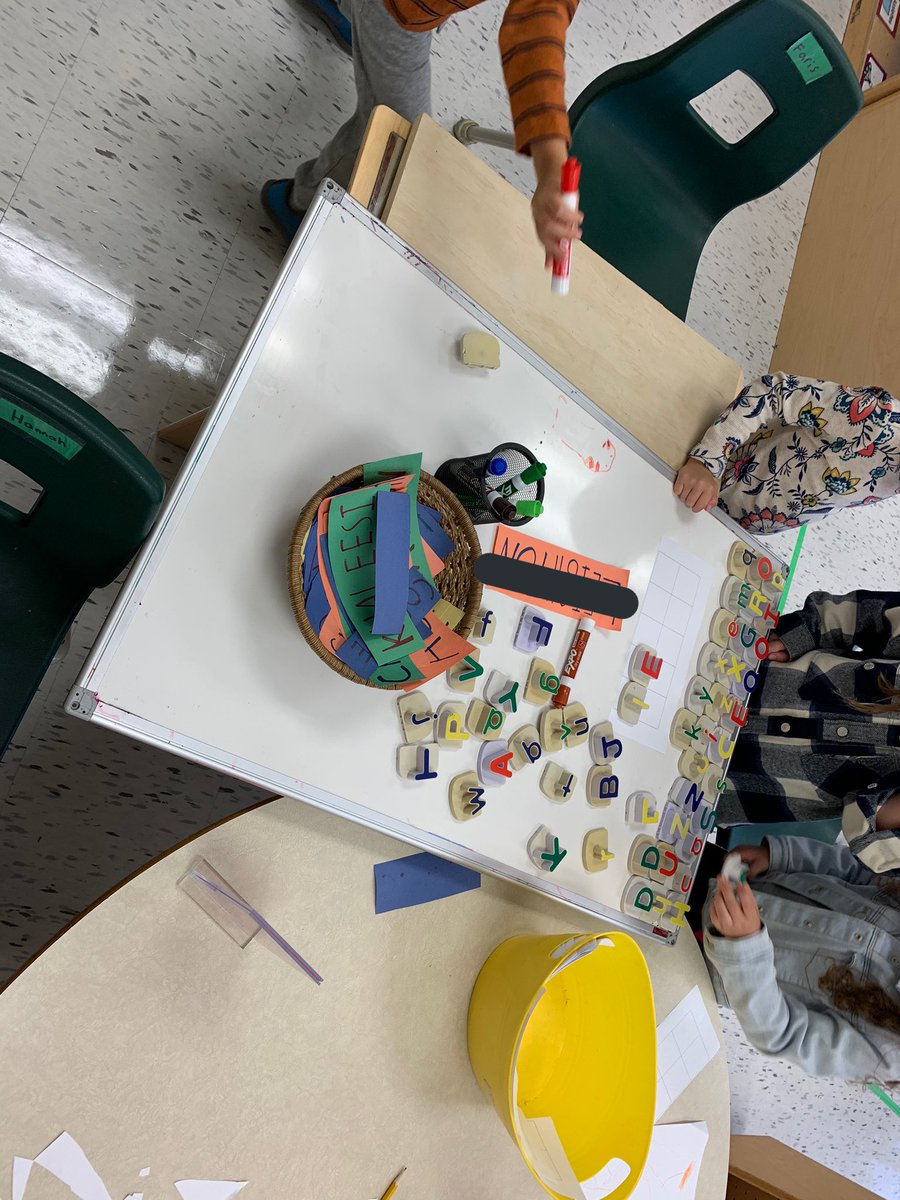 CLR120Kinders's tweet photo. Lots of exploring our names and letters in different ways today https://t.co/eyP9Rw4iPk