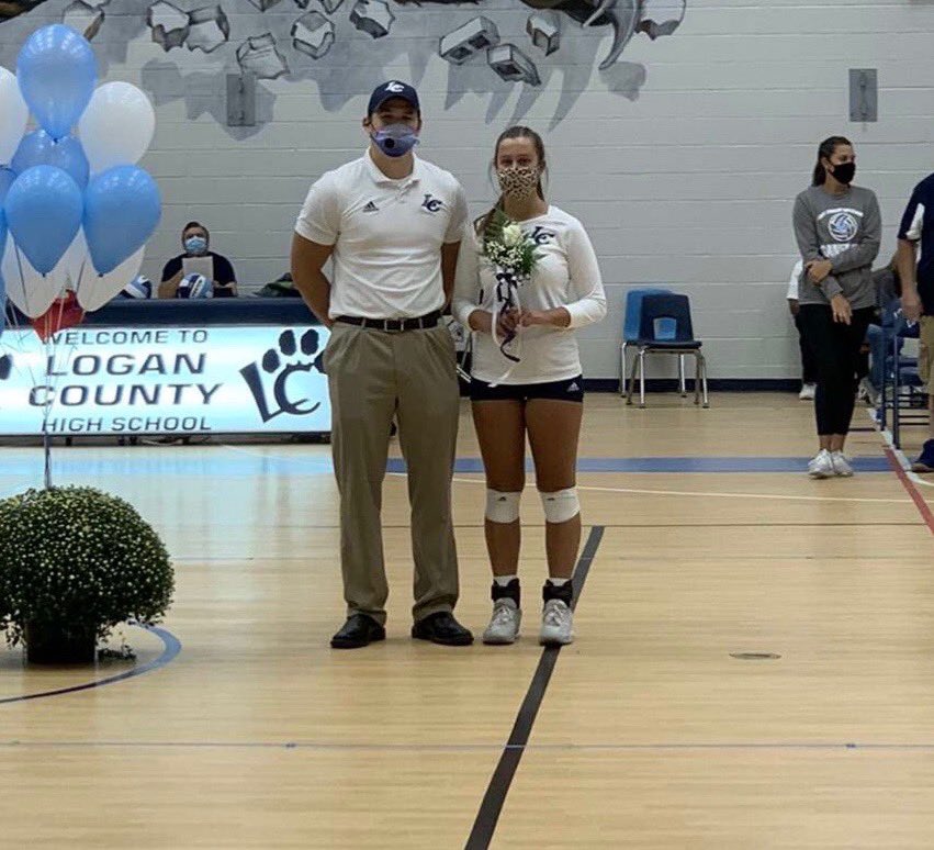 Congrats to senior volleyball player Ms. Zoe Steenbergen! #LCPride