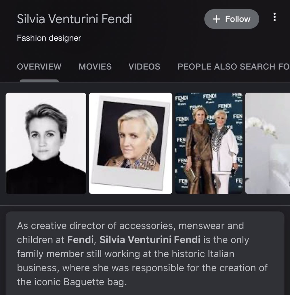 SILVIA VENTURINI FENDI(Fendi Creative Director)