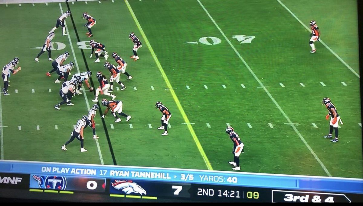 STJPod's tweet image. I guess these refs have never heard of offsides #TENvsDEN