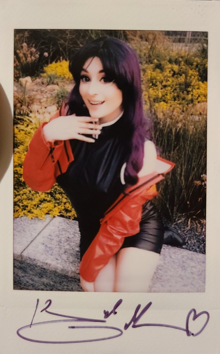 TREdwards2's tweet photo. Got my @byndogehk print and Polaroid today. #cosplay #model #patreon #misato #misatokatsuragi #evangelion #getintherobot #byndogehk https://t.co/3L7YMpoRcf