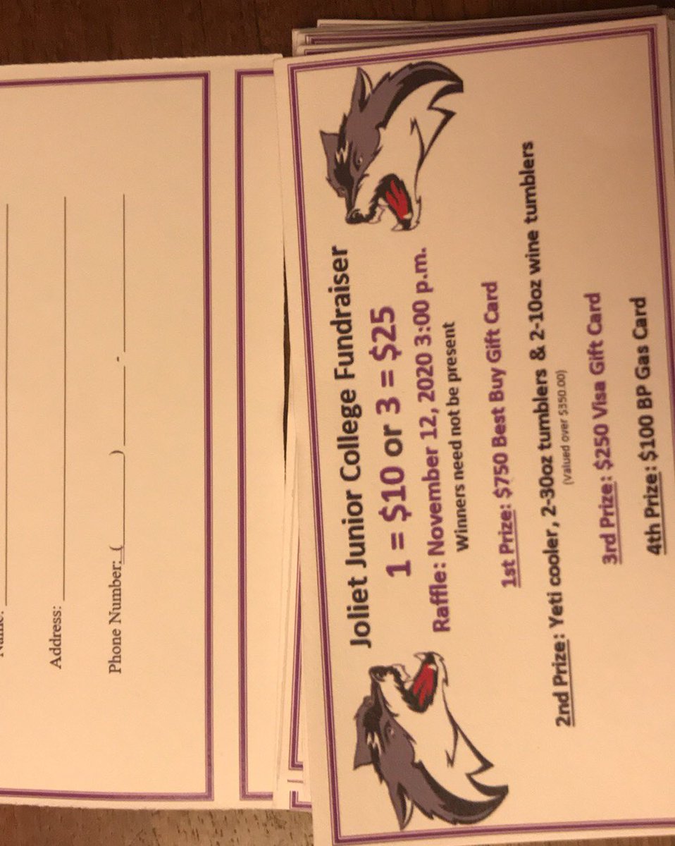 ajrussi's tweet photo. This year to raise money for my wrestling gear I’m selling raffle tickets anything helps and all support is always appreciated 💜🐺(prizes listed on the ticket in the picture!)
1 for $10 
3 for $25 https://t.co/nviVmeIPCr