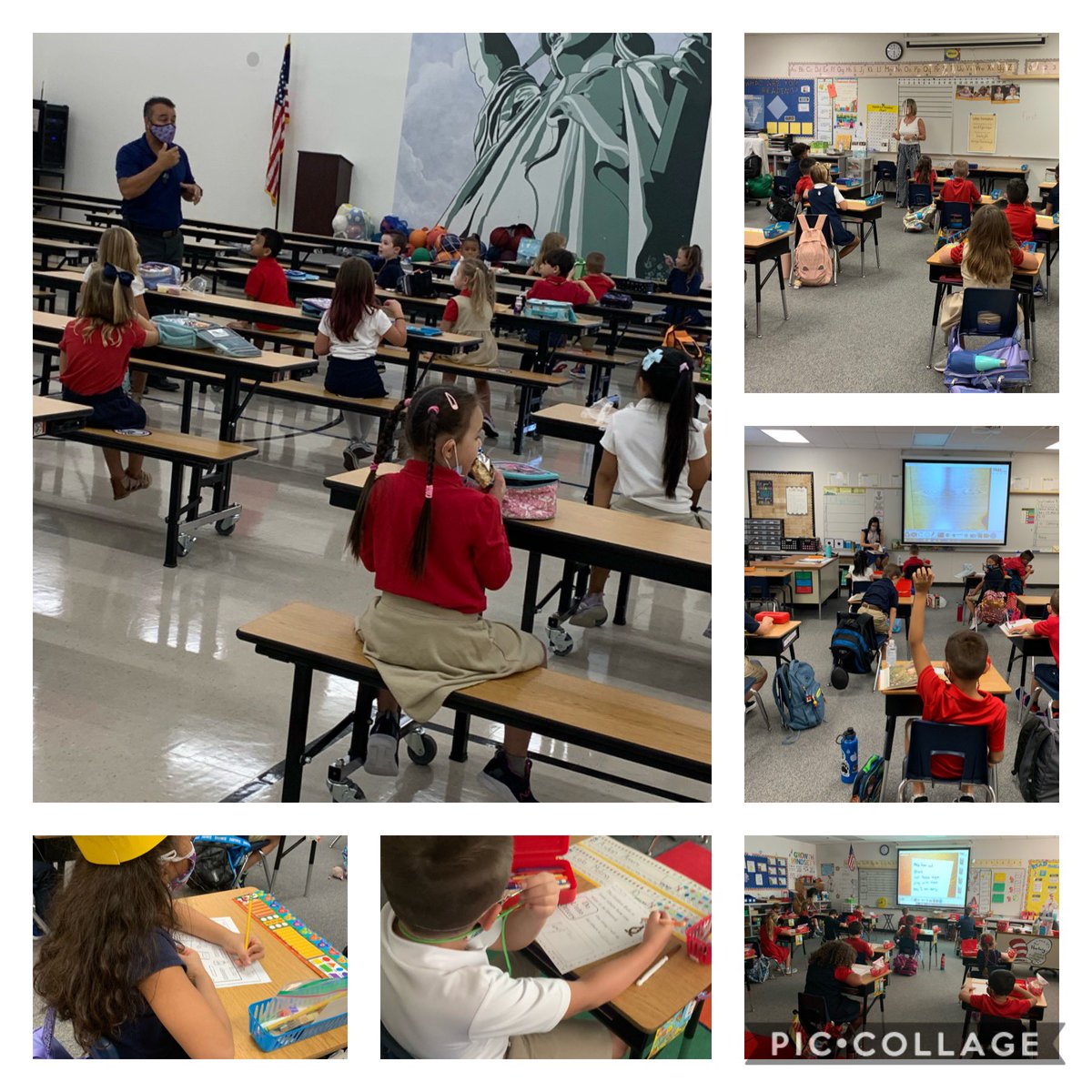 CTALiberty's tweet photo. We had an AMAZING first day back with our K-2 kiddos! They did awesome! We’re looking forward to an awesome day tomorrow. Thank you parents for all your support today! #bestparentsever #firstdayofschoolagain https://t.co/q9JWpT8VAk