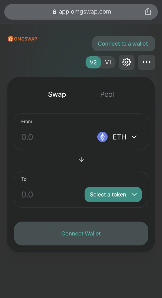 #OMGSwap #v2 is now live🔥🔥📢
Your one stop #DeFi #swap #platform🚀
Just tell us that this isn't one of the sleekest and intuitive v2 swap in the market!
Our dev team worked hard for this and we would appreciate you to visit 🙏

👉🏻app.omgswap.com 🔥🚀

#OMGSwap #DeFi