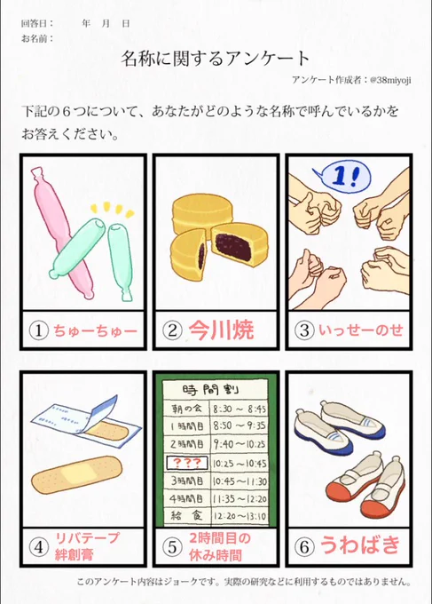 #アレの名前テンプレ
沖縄。いっせーのせはチーマルって言う地域もある 