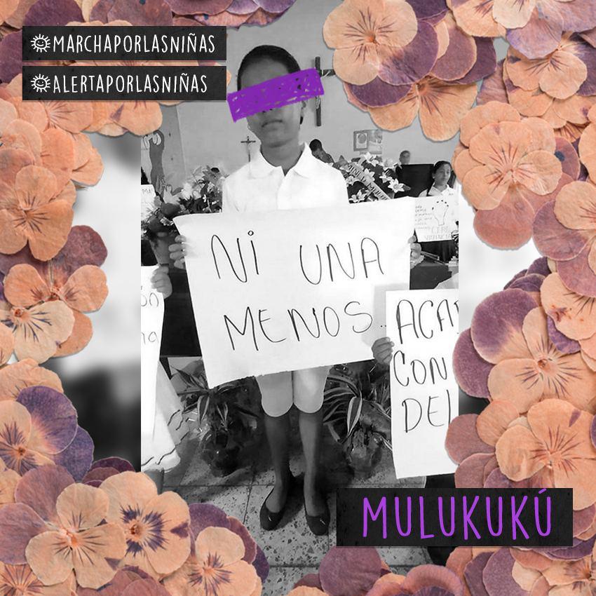 #MarchaPorLasNiñas #AlertaPorLasNiñas #NiUnaMenos #VivasNosQueremos