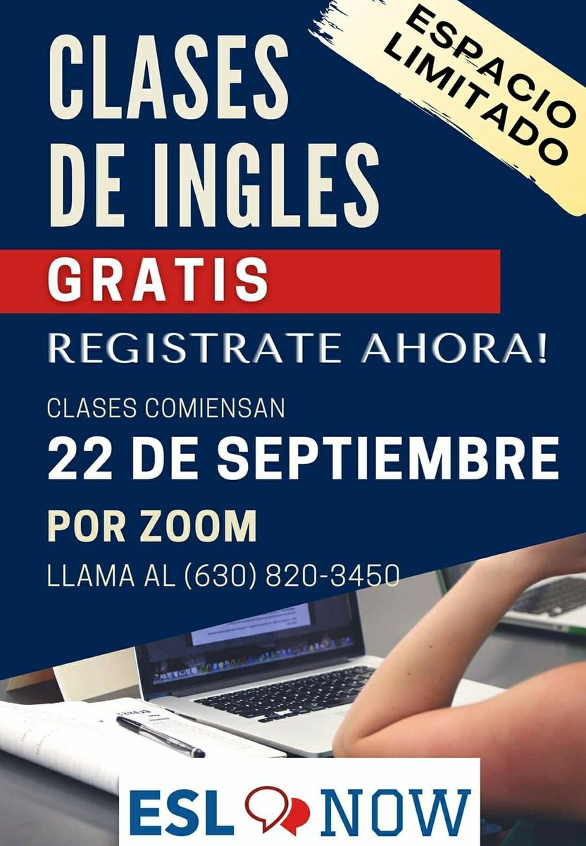 LCCK9Asher's tweet photo. Inscripciones cierran este Jueves, ¡No olvide llamar (630)820-3450 para registrarse!
Registration closes this Thursday. Don't forget to call to register! https://t.co/8mf1GJqZCd