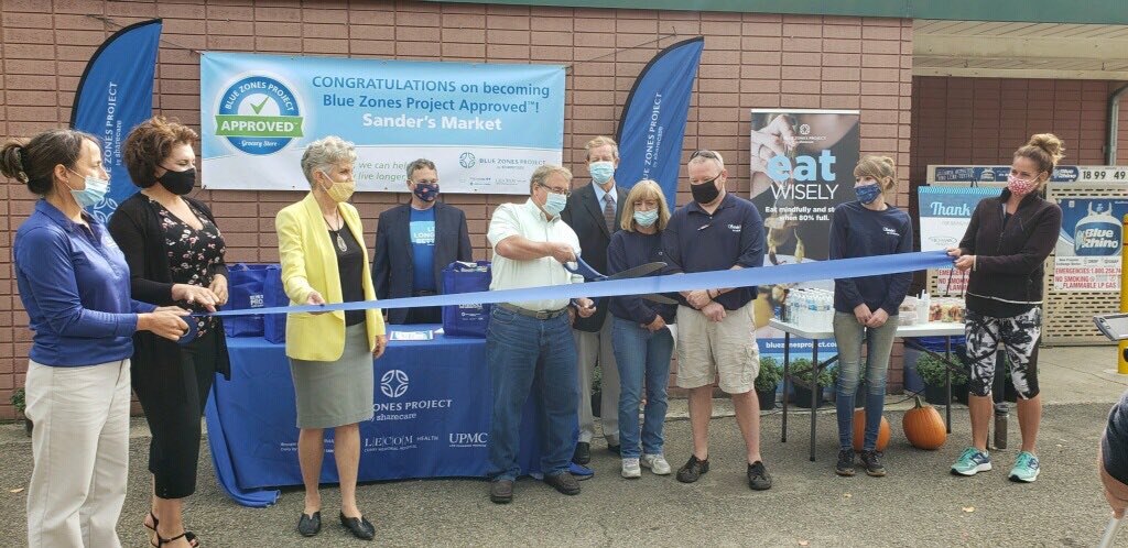 kdahlkemper's tweet photo. Excited to attend ribbon cutting in #CorryPA #SandersMarket 1st ⁦@BlueZones⁩ approved grocery store in ⁦@CountyofErie.  Making the healthy choice the easy choice! https://t.co/FivBxPwCCF