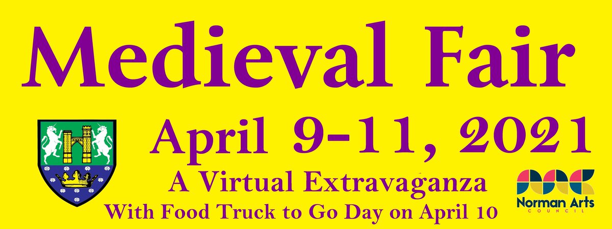 MedievalFair's tweet image. The Medieval Fair 2021 will be a virtual event.  We can control everything but the crowds (and weather).  Unlike festivals that have opened, we don't have (and can't afford) walls to restrict capacity.  We do however plan to have a Food Truck To Go event on the Saturday of Fair.