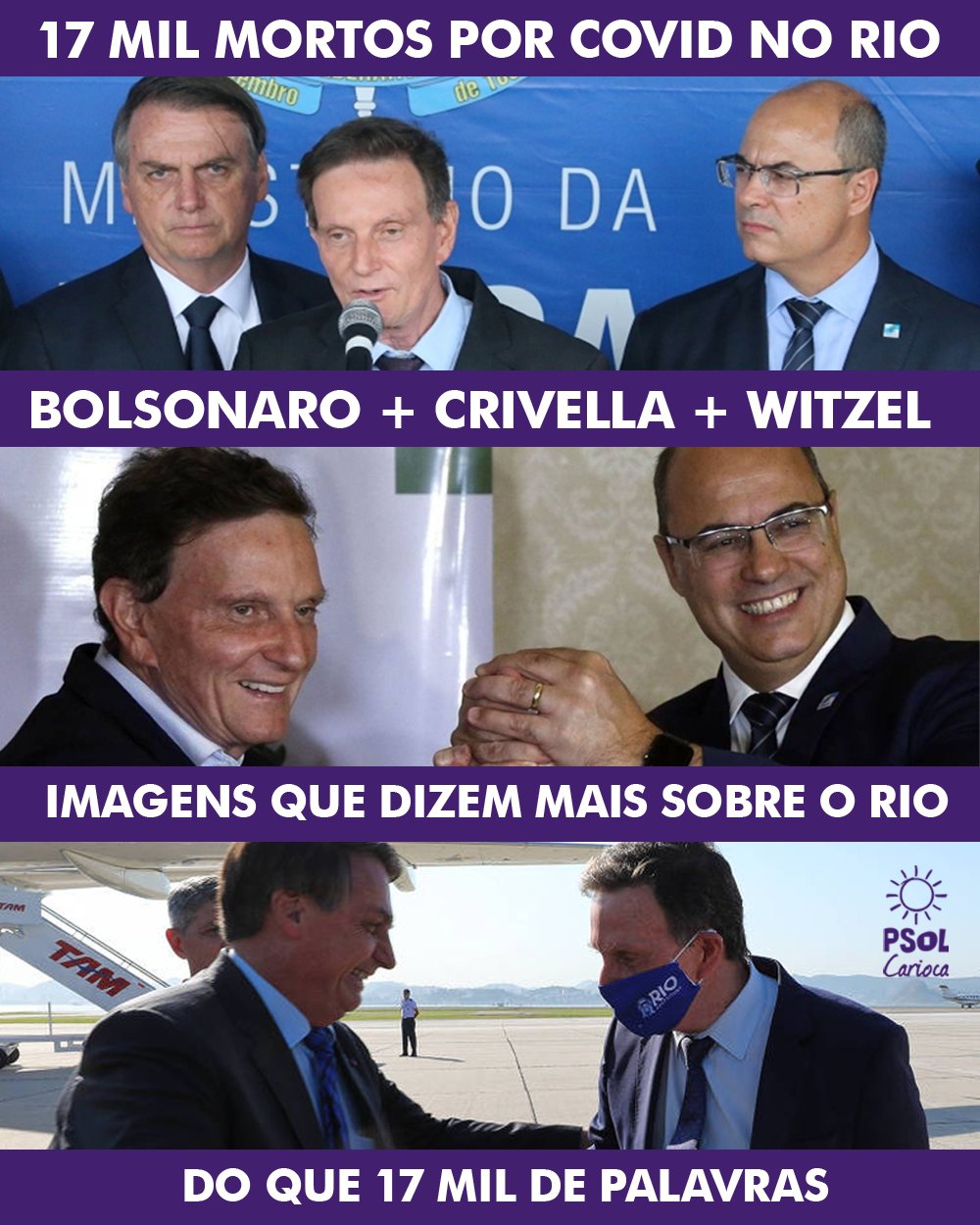Psol Carioca On Twitter Tanto Crivella Quanto Witzel Sao Acusados De Usarem Seus Cargos Para Beneficiarem Seus Grupos De Poder A Familia Bolsonaro Se Ve Envolvida Com Milicias Laranjas Fantasmas E Esquemas