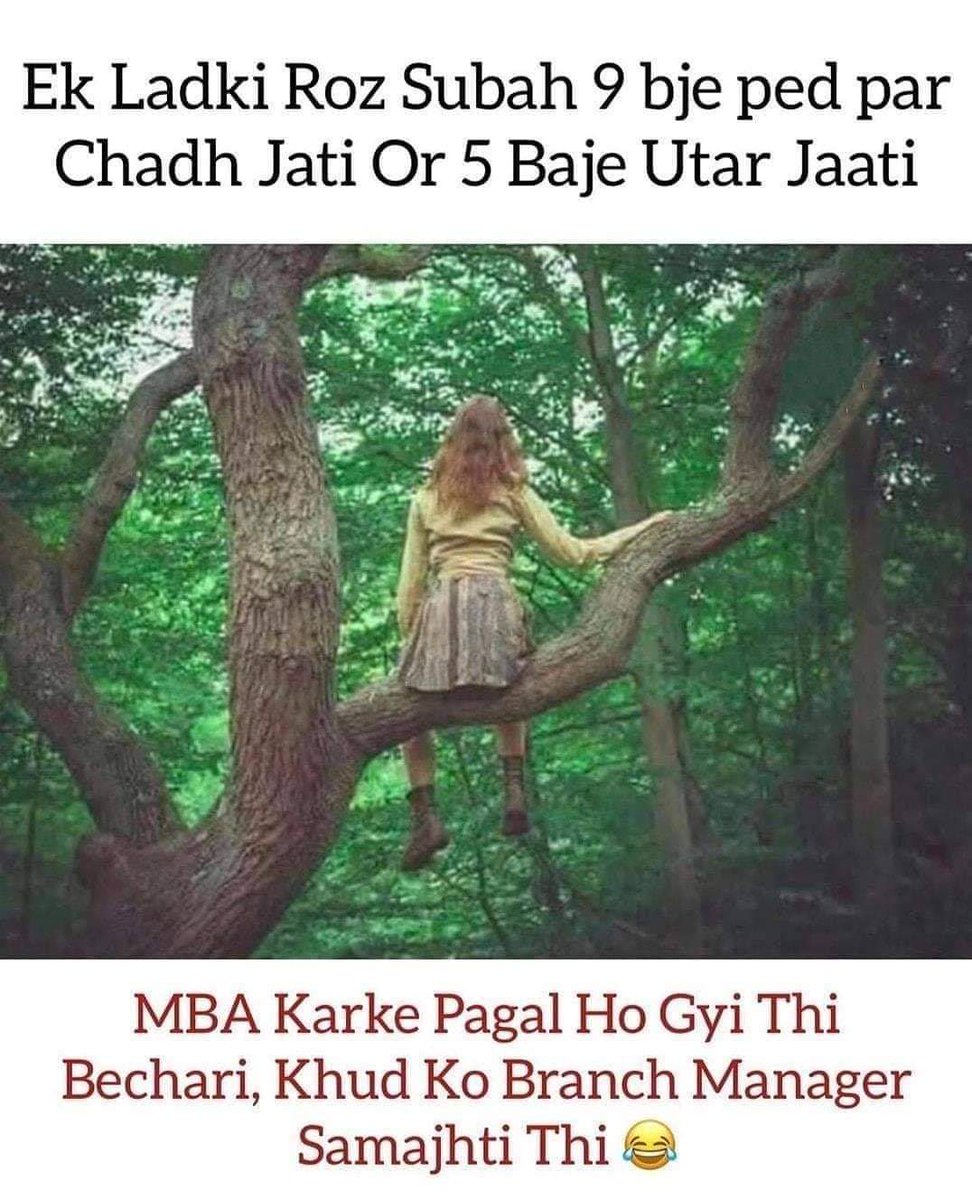 thevijaymahajan's tweet photo. MBA girl 😂🤣⬇️

Just for Fun and laugh via WA

#TuesdayThoughts #india #fun #Smile https://t.co/2pi8MTWUqn