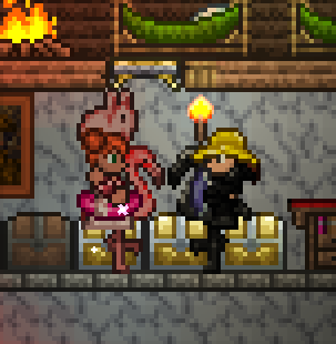 it's been like 2 months since we played terraria together but the Flamingo Aesthetics are what matter