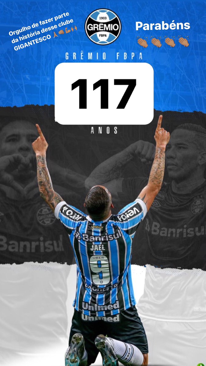 Jael_Gol's tweet photo. Firme e constante.
Para o bem de todos #CavaniEnGrêmio 🔵⚪️⚫️ https://t.co/d66tEm2AIl