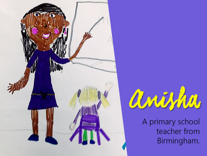 Teachertalking1's tweet photo. “I have decided to go back into teaching for now.... I'll see how it goes but I want to try something different in the future for sure.”

Anisha is a primary school teacher from Birmingham. Read her story here: https://t.co/koORlIV3Gr 

#teacher #edutwitter @BAMEWeTeach https://t.co/qvoqNtZtUt
