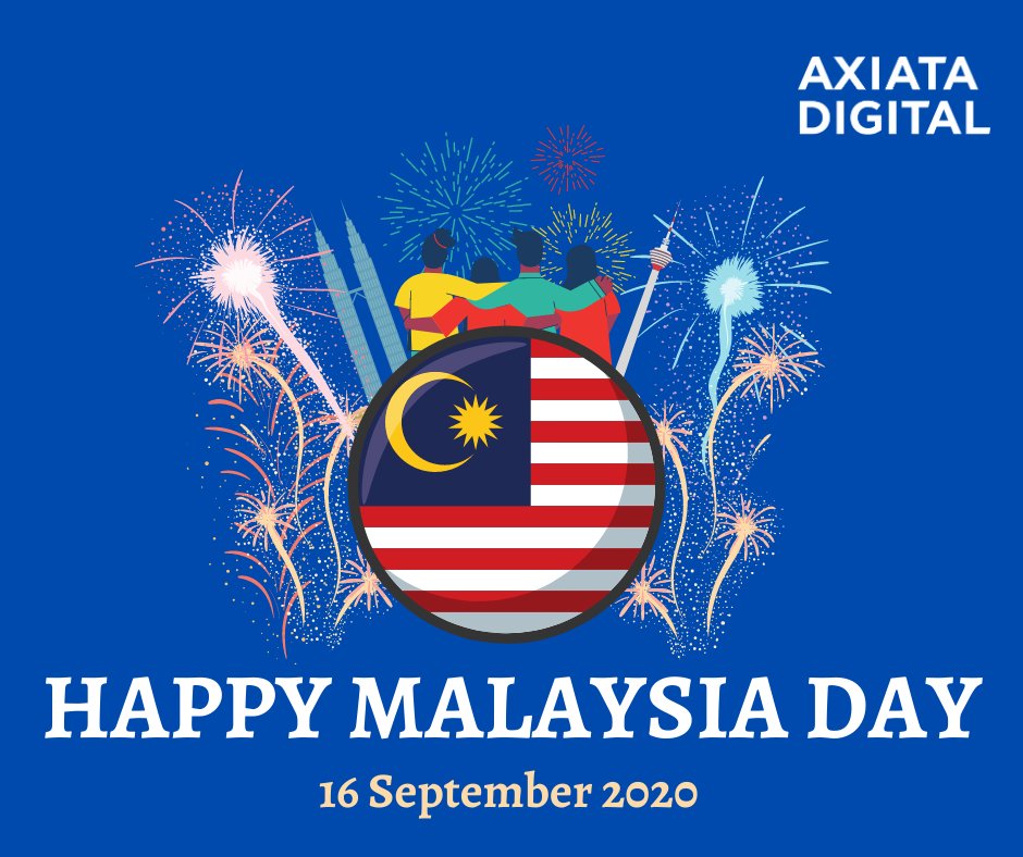 Axiata Digital (@axiatadigital) on Twitter photo Wishing you a very ‘Happy Malaysia Day’ to all Malaysians!
#malaysiaday2020 #malaysiaprihatin Wishing you a very ‘Happy Malaysia Day’ to all Malaysians!
#malaysiaday2020 #malaysiaprihatin