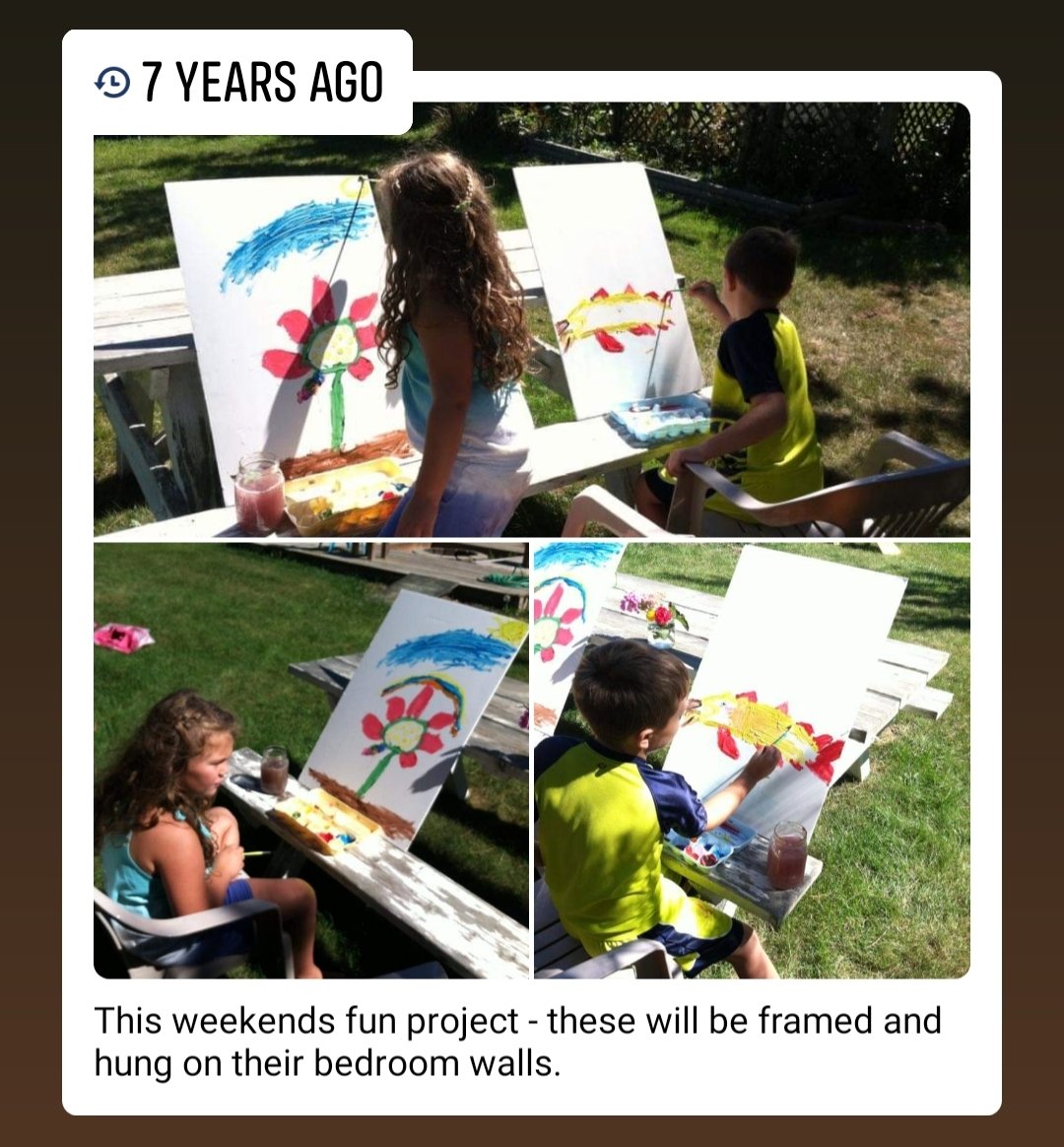 AfterLettingGo's tweet photo. Aleck (7) Cienna (5)...we have so much fun❤working for schools allowed me summers off throughout their young lives. I always made sure we had something creative in store. #love my #crewof2 #artists https://t.co/5UVg73eaVJ