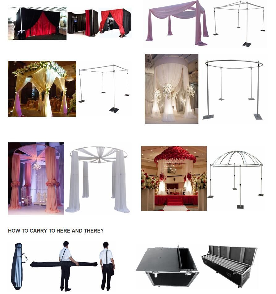 DemiCla45705787's tweet image. Pole stand can be designed as different shapes, cage, round, square etc., you can also customize your own backdrop right now
#backdrop #eventcanopy #pipedrape