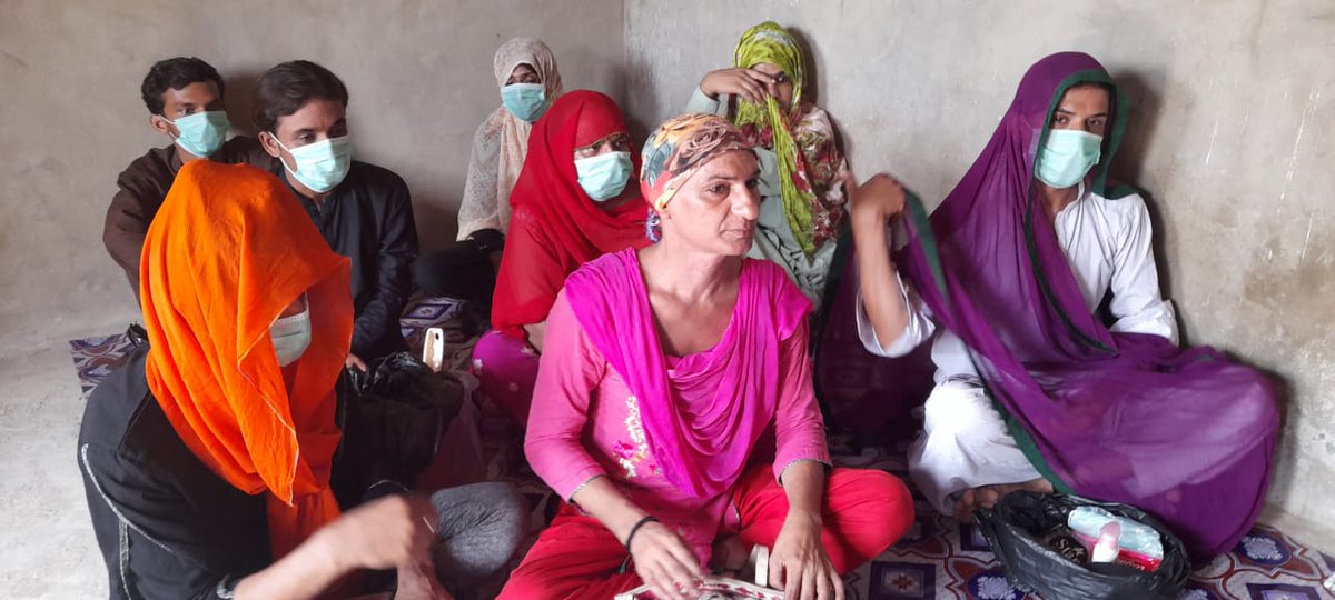 TrachomaHyd's tweet photo. During Awareness Week, the PTEP team reached out to the transgender community of District Kamber Shahdadkot for advocating health &amp; hygiene practices in order to prevent the contraction of trachoma. Hygiene and Cleanliness kits were also distributed. https://t.co/kgTITgcgNS