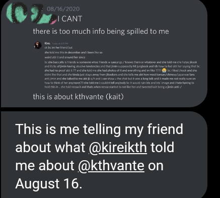 For people believing on the lies that @/kthvante just created. Here this is for y'all.