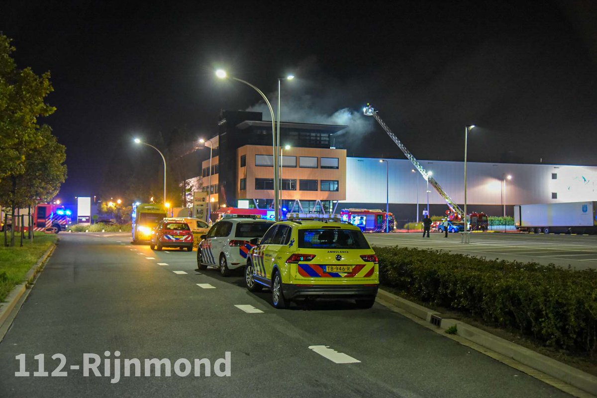 Melding brandweer Spoorlaan Barendrecht