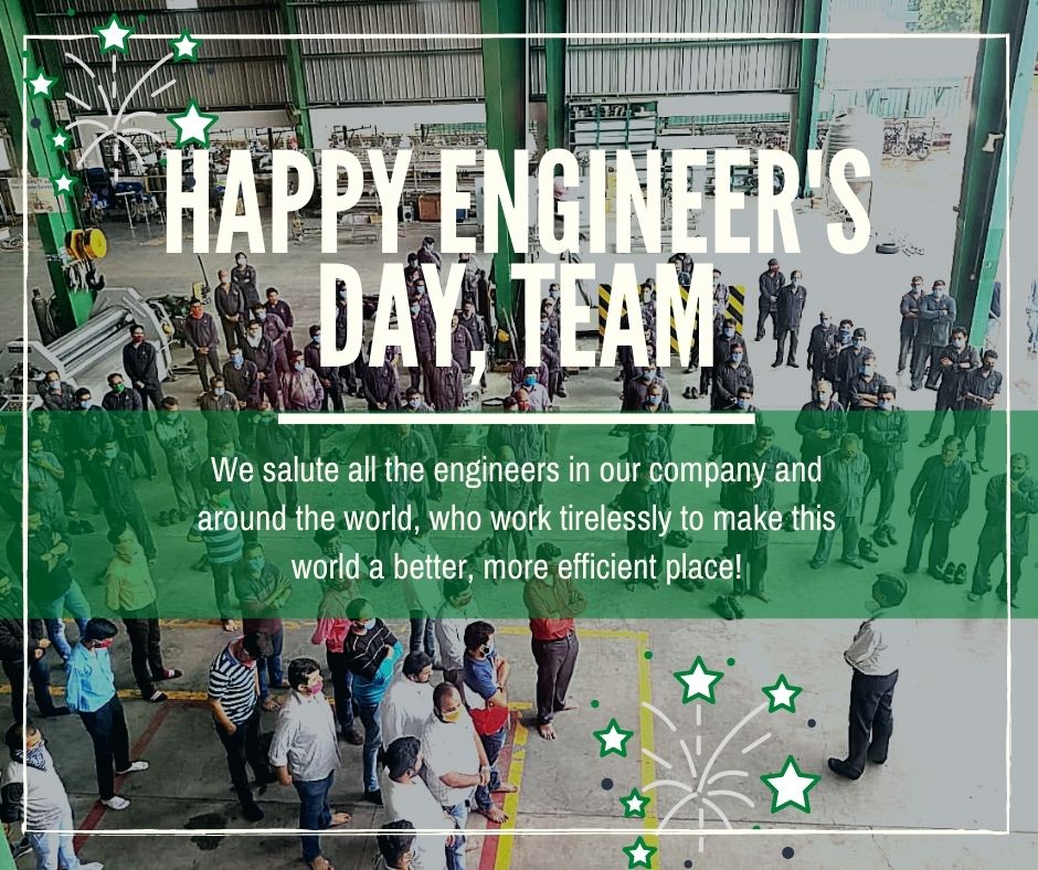 adamfabriwerk's tweet image. Today on the National Engineers Day of India, we salute all engineers at our company and around the world who work tirelessly to make this world a better place. Happy Engineers Day. #keepsolving
#engineersday #adamfabriwerk