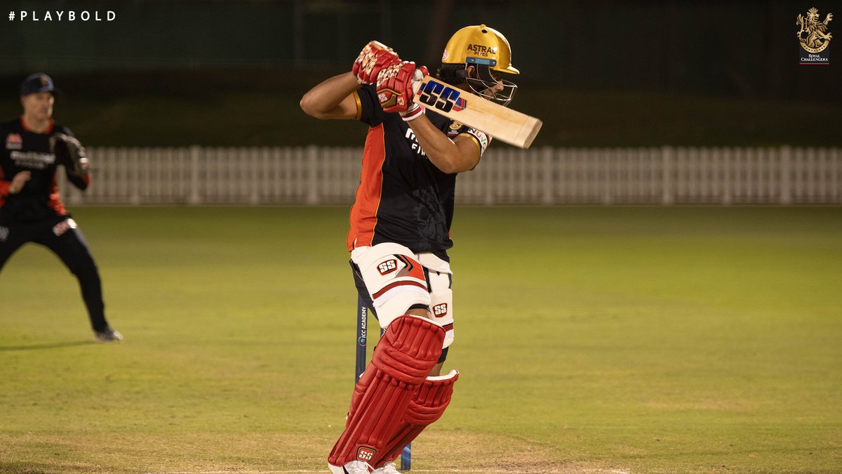 RCBTweets's tweet photo. Smacked through point, but can you guess which RCB 🌟 this is? 👀 

#PlayBold #IPL2020 #WeAreChallengers https://t.co/EJ5tuh4DH9