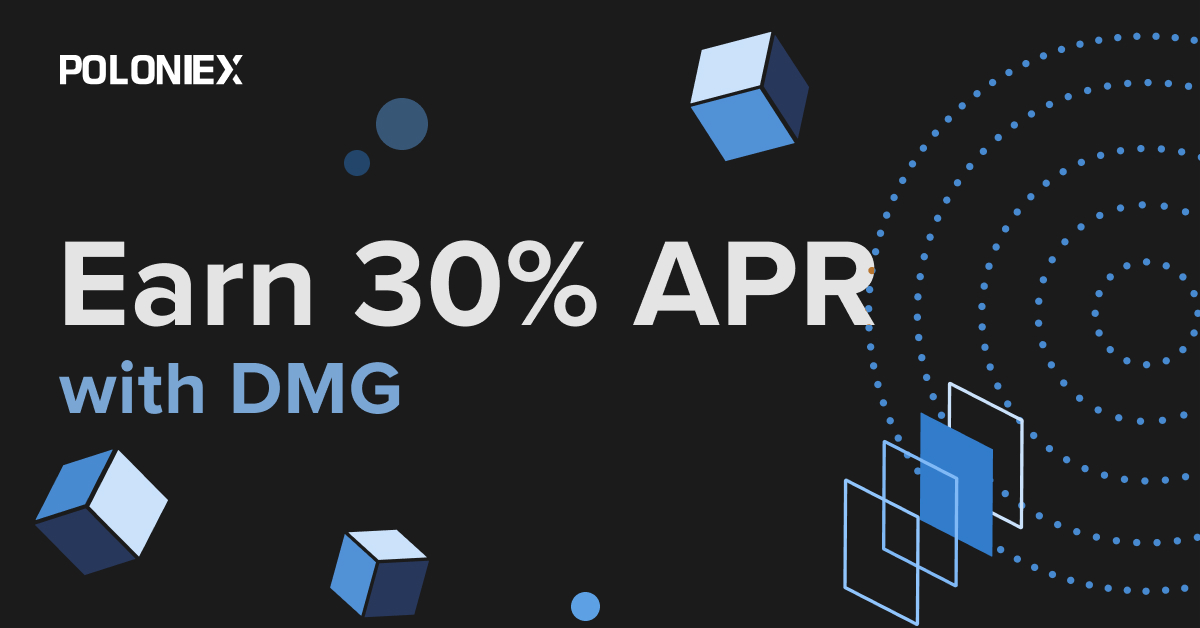 Poloniex's tweet photo. 🚀DMG Hodl and Earn up to 30% APR on your DMG Balance💰

✅ Hodl at least 2 $DMG
✅ Balance snapshots at 00:00, 06:00, 12:00, and 18:00 UTC every day

Get started 👇
https://t.co/dWfP12cXdb…

Details 👇
https://t.co/Kv8DgAqF1M https://t.co/mXDLogADSd