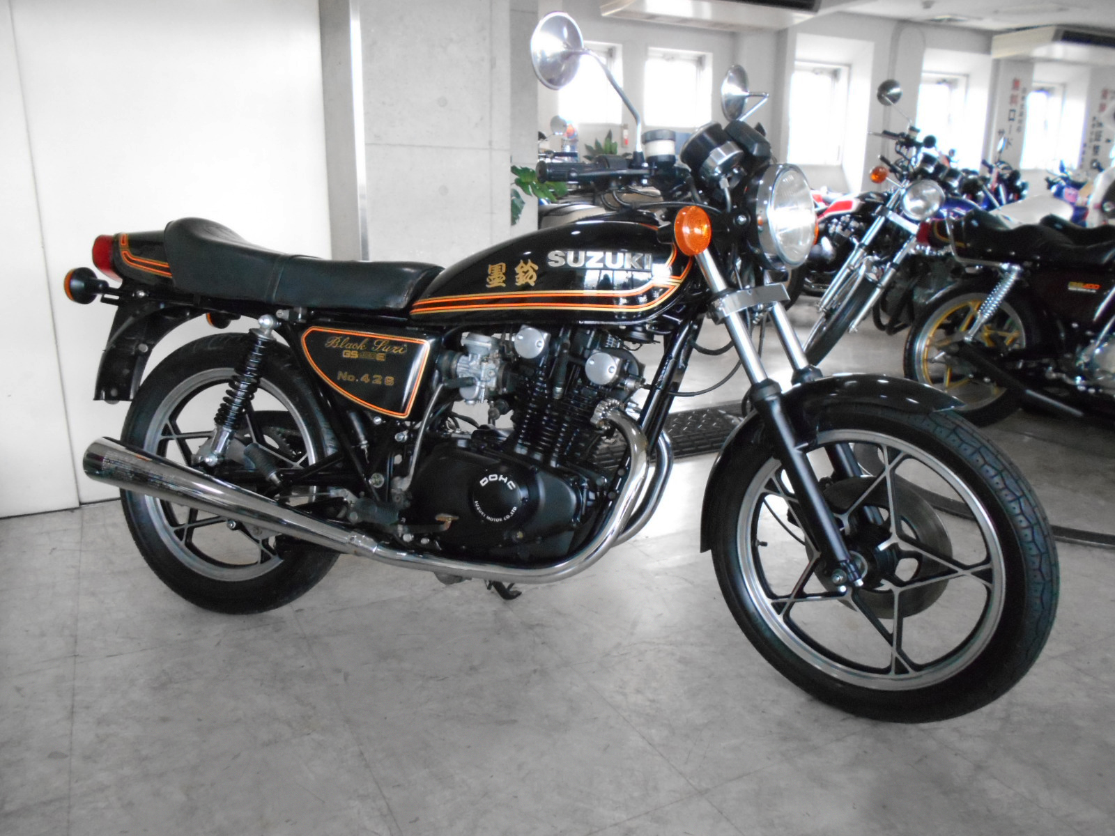 GS400 マフラー 墨鈴