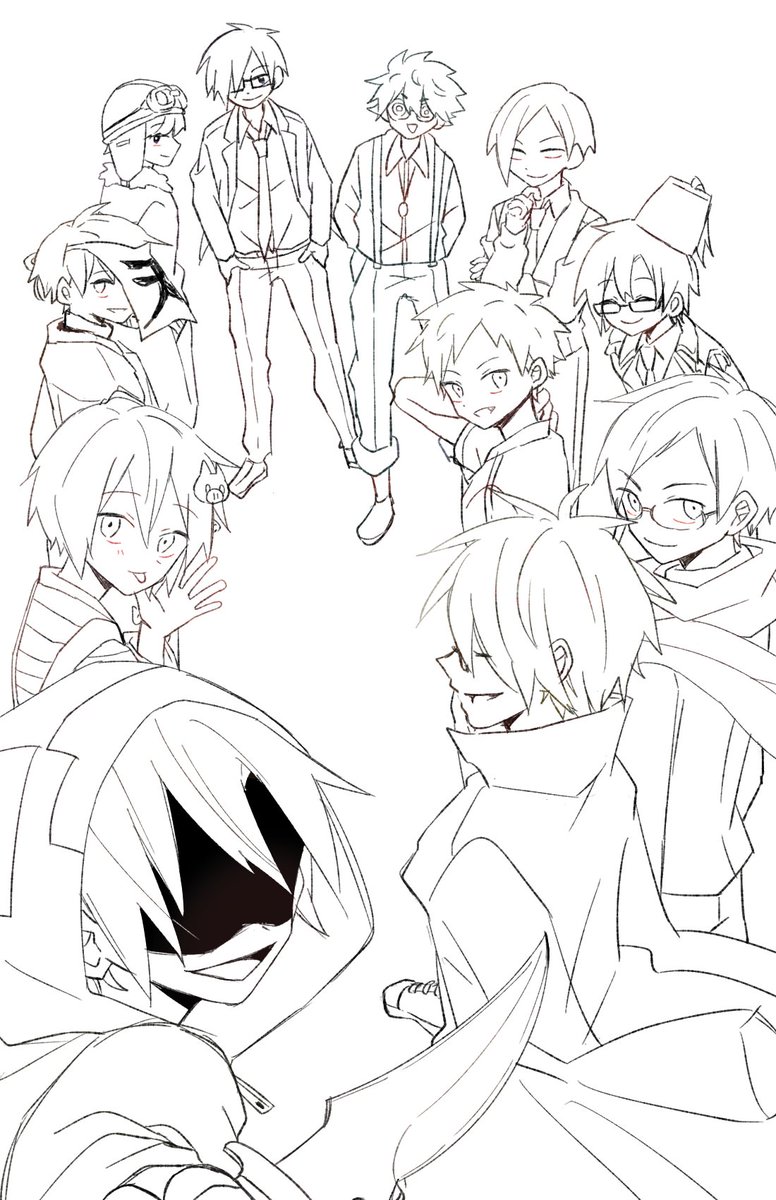 これは誰も塗ってくれなさそうな線画たち ぬりえにどうぞ いりこまめ の漫画