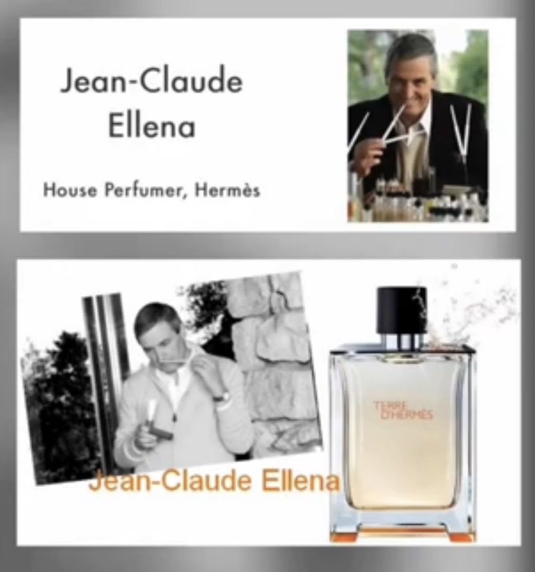 JEAN CLAUDE ELLENA(Hermes Perfumer)