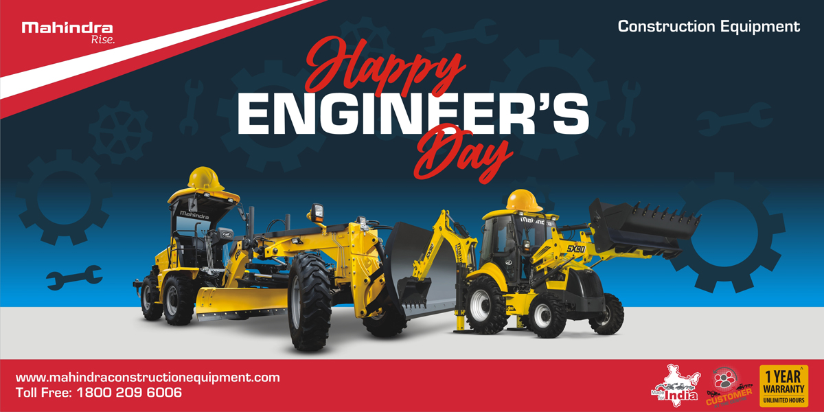 Mahindra_CE's tweet photo. Tribute to the legendary engineer BharatRatna Sir M Vishweshwarayya.
On this Engineer’s Day, we salute the minds behind our machines to make it #DeshKiMachine.
Here’s wishing Happy Engineer’s Day to the all the Engineers for their ever evolving skills.
#EngineersDay2020 #engineer https://t.co/0AmrMmjxvG