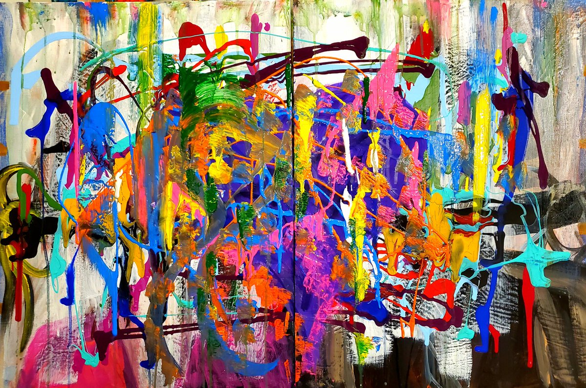 TobyGotSchneier's tweet photo. "CLUTTER"
(24"x36")
#Link-
https://t.co/kbcgjXuBc1
#diptych
#acrylicpour
#RawLinen
#abstract
#art #paintings
#NewWork
#diptychs
#contemporaryart
#abstractart
#clutter
#artistsontwitter #retweet #RETWEET #ArtistOnTwitter
#FlaglerVillage
#downtownfortlauderdale
#FortLauderdale https://t.co/yUnAaGf24R