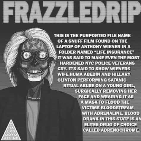 EFT_Seattle's tweet photo. @w_terrence Frazzledrip.
#Pedovore #SaveTheChildren #SaveOurChildren #NotOneMoreForMoloch https://t.co/VCWtRiigXi