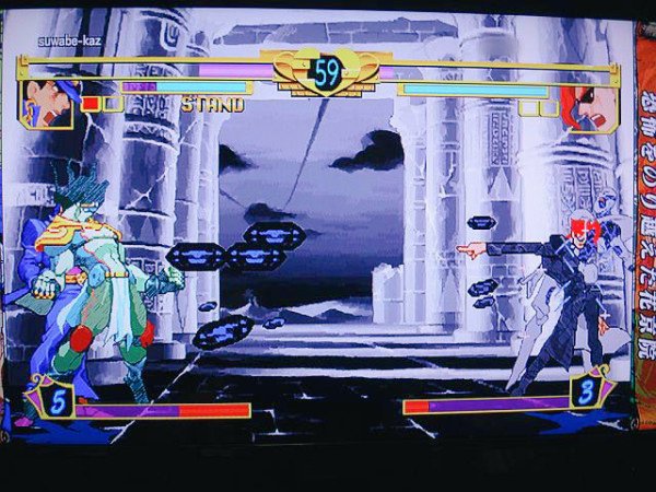 Suwabe Kaz 22 空条承太郎 ジョジョの奇妙な冒険 未来への遺産 前に挙げたジョジョasbと被るかな と思ったけど 自分的にはまったく別物の格闘ゲームなので やはり主人公は良い 原作の漫画でも格好良いしね なにより スタープラチナ ザ ワールドの