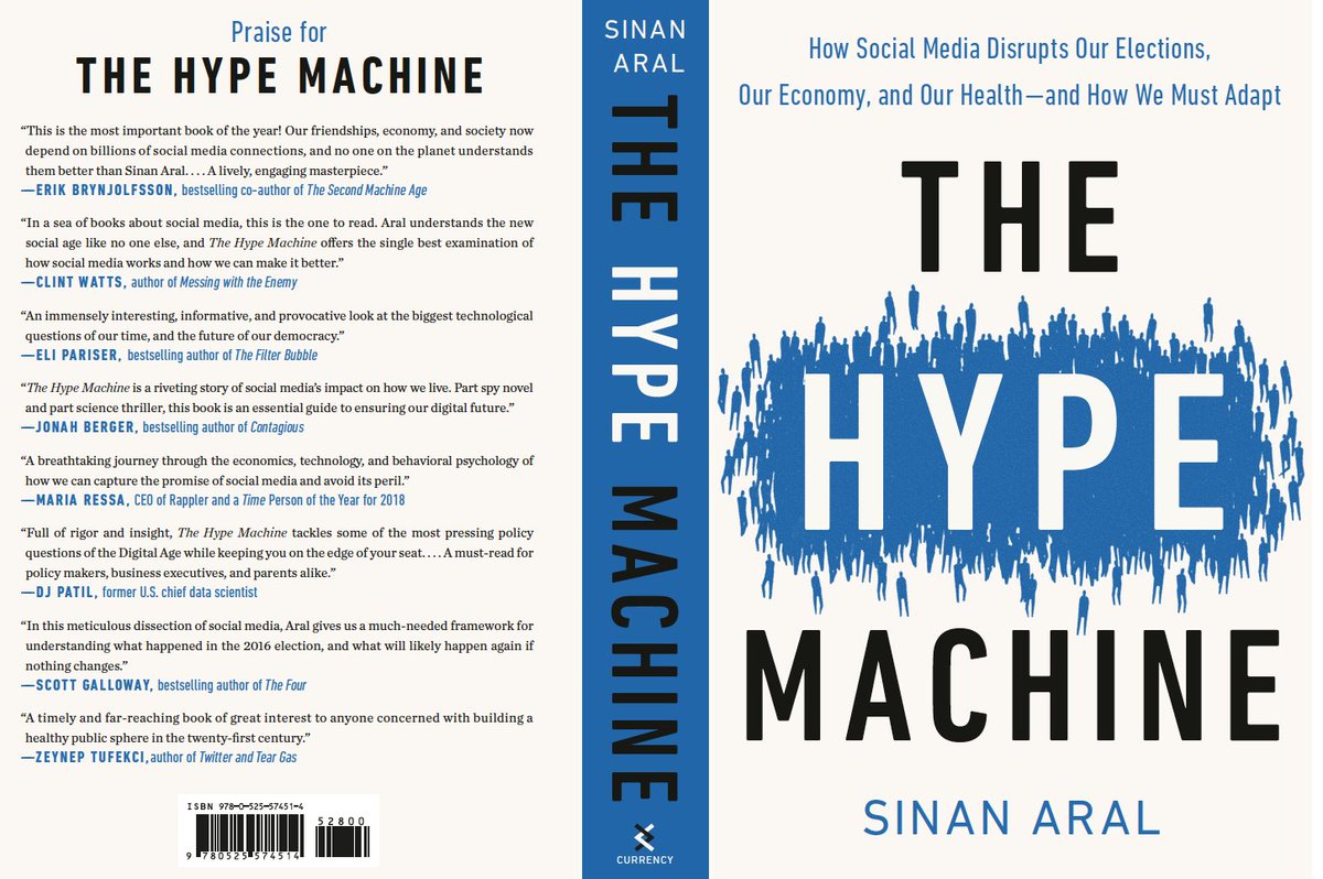 [New Book] Today is the BIG DAY! With the help of so many amazing people, I'm SO excited to launch my first book, THE HYPE MACHINE, today! http://www.sinanaral.io/books For those of you who like to sample before you buy, here is a sneak peak at the book in 12 acts 1/