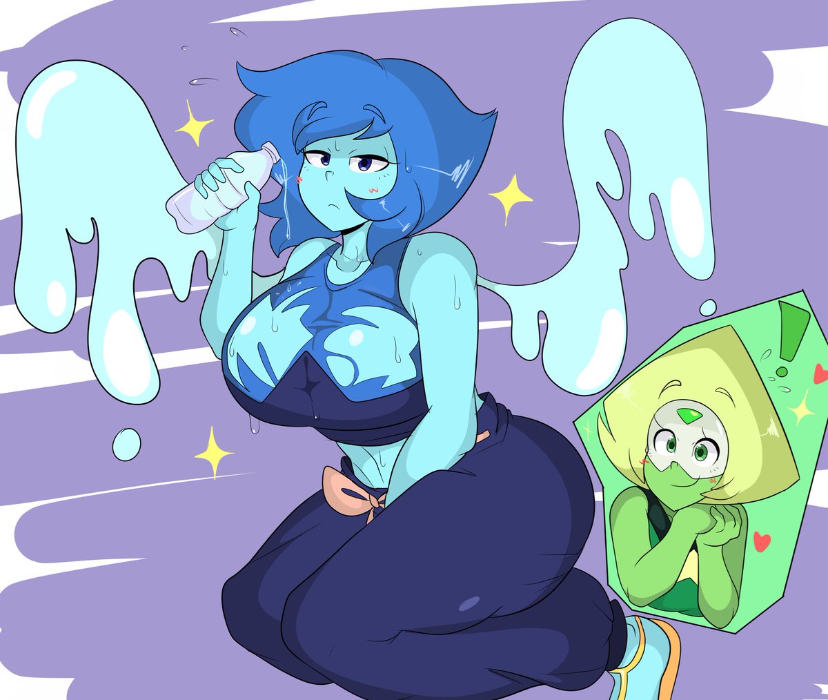 DarkDoubloon's tweet photo. Lapis and Peridot #anime #manga #otaku #art #animeart #animegirl #cosplay #naruto #kawaii #drawing #fanart #animeedits #animememes #animeedit #memes #cute #animes #japan #love #onepiece #digitalart #meme #animelove #cosplayer #edit #artist #animegirls #animelover #animeboy #bhfyp https://t.co/fZdJVmKFl2
