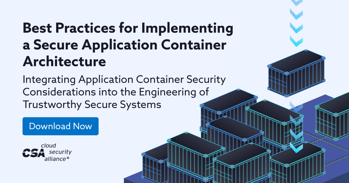 cloudsa's tweet photo. #CSAResearch: How can you securely integrate application container security considerations into the engineering of trustworthy secure systems?
https://t.co/sklGVD00EQ #ApplicationContainer #DevOps #DevSecOps https://t.co/x7MsepHrVd