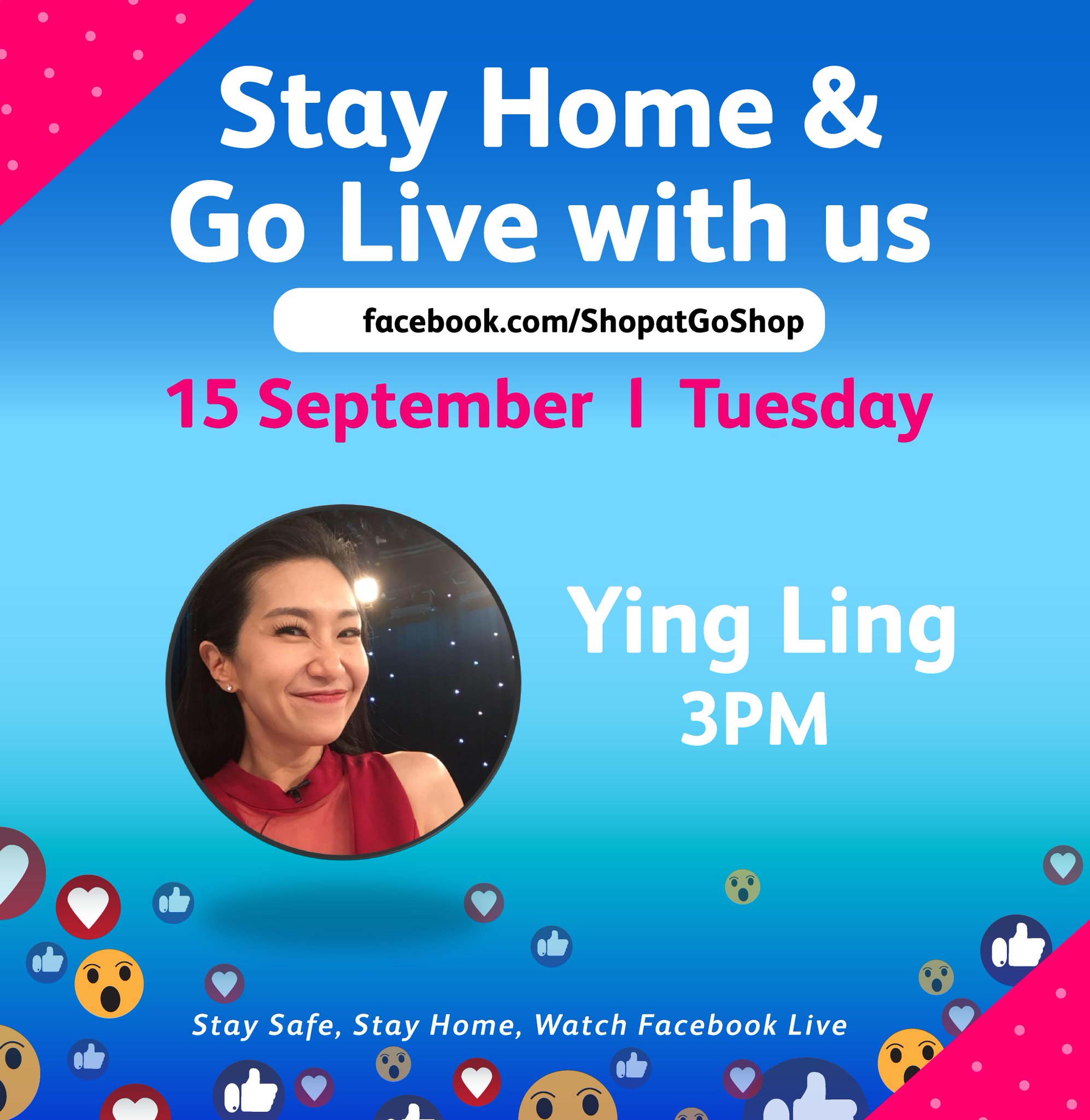 Go Shop Malaysia On Twitter Tuesday Fb Live With Ying Ling Stay Tuned To Our Shop At Go Shop S Fb Live 3pm Stay Safe Shop At Go Shop