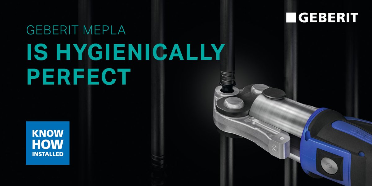 GeberitUK's tweet image. #Geberit Mepla fittings and pipes have protective caps which facilitate hygienic safety when stored, or during an installation break. 

bit.ly/31YL3Eu

#Geberit #Mepla #Multilayerpipe #installationsystems #plumbingandheating #construction