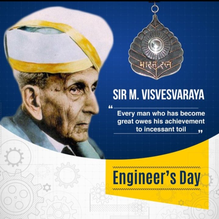 KaripeTeja's tweet photo. On the occasion of Engineer's Day, I pay my tributes to India's first engineer, Shri Mokshagundam Visvesvaraya. I also extend my greetings to our country's engineers who have played a big role in nation-building and  take India to newer heights. 
#EngineersDay2020 https://t.co/zCrS18mYs9