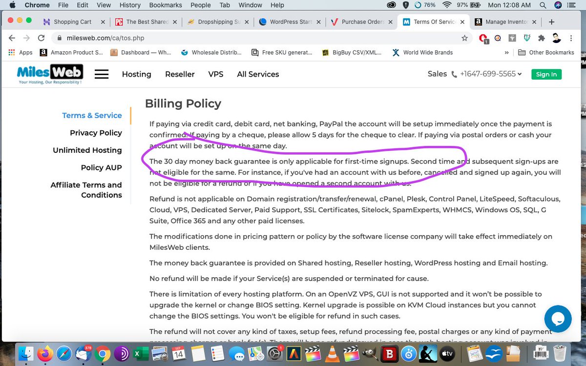 GayTorontoEvent's tweet photo. @MilesWeb Where is my refund??  Why do you take people's money then not respond when they ask for a refund and you have promised for 30 days!!!! https://t.co/c4aojQxJUm