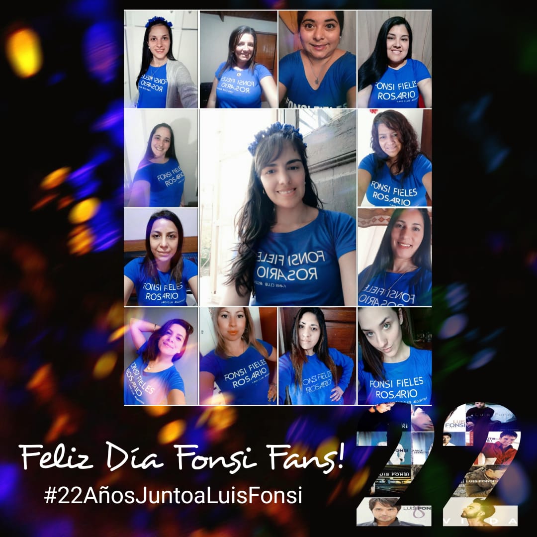 FFieles_Rosario's tweet photo. ¡A celebrar 🎉! #22AñosJuntoALuisFonsi #DíaDelFonsiFans 💙
@LuisFonsi TE AMAMOS 🇦🇷 https://t.co/wYbQqyQ0Ca