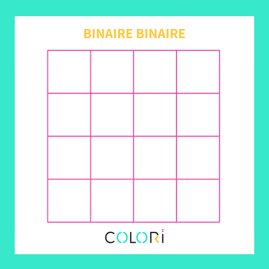 COLORIfr's tweet photo. 🙆🏽♂️ #Mercredi c'est #pixelart ! Demandez à vos #enfants de remplir la grille avec ce code 👇🏼
0101
1010
0101
1010
Montrez-nous ce que cela donne ? Puisque vous insistez, les adultes peuvent jouer aussi. 😉 + d'activités pour #apprendreacoder #sansecran 👉🏽
https://t.co/UN3BIo61oa https://t.co/g8eJUPtSvl