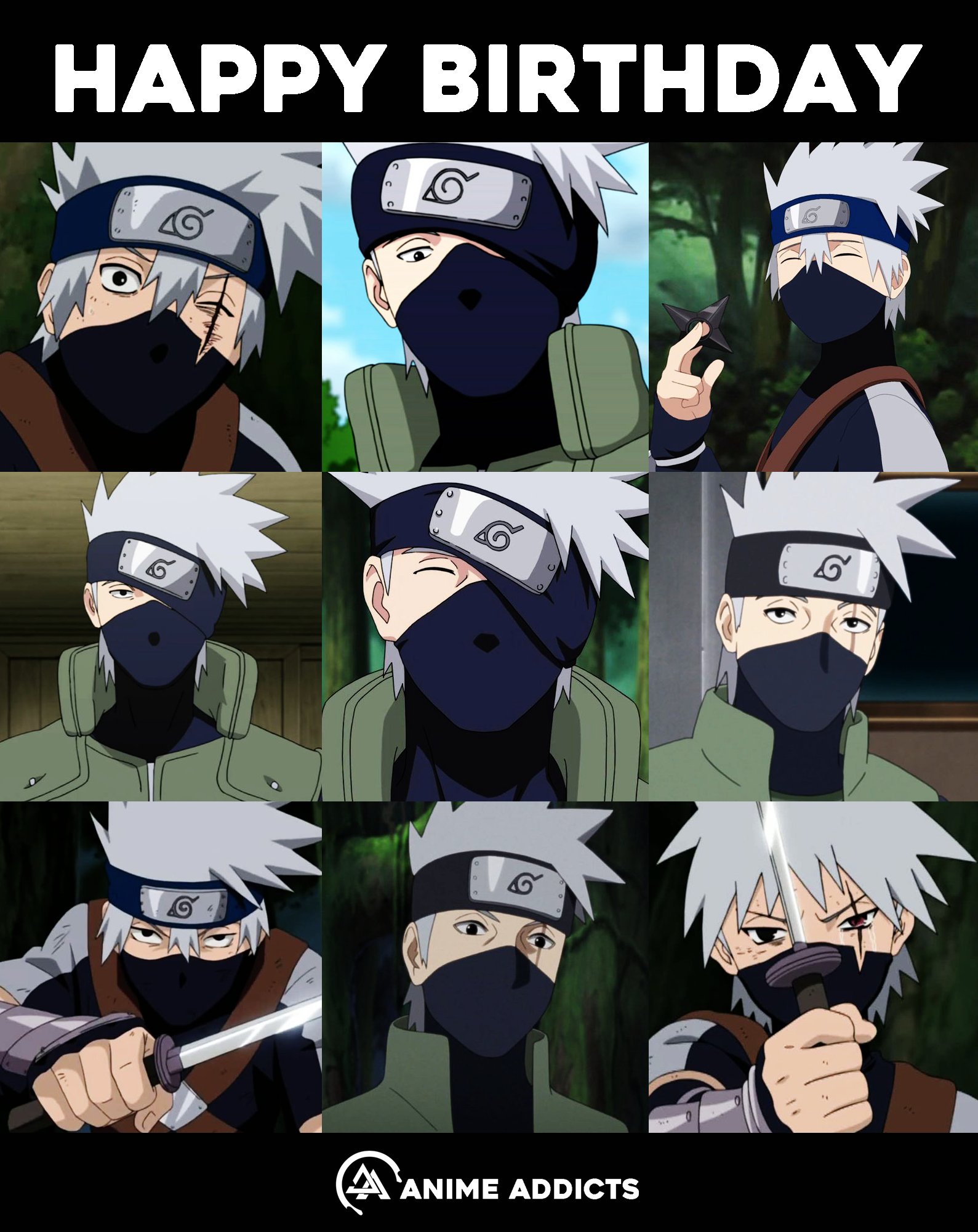 (9/15) Happy Birthday \"Sixth Hokage\" Hatake Kakashi! 